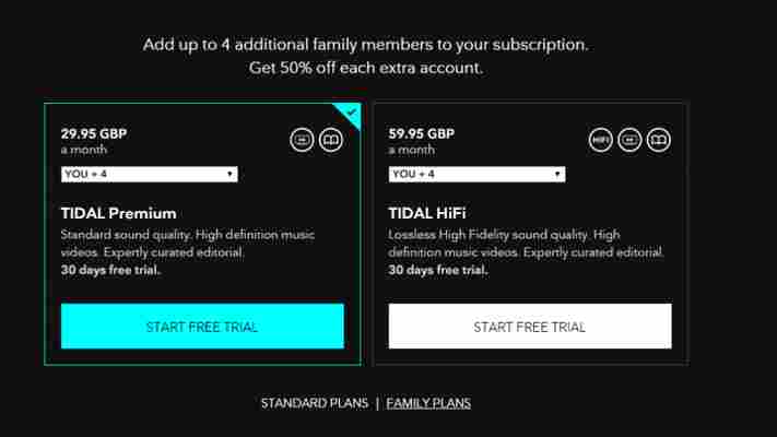 Family plans come to Tidal - you'll still need a big wallet