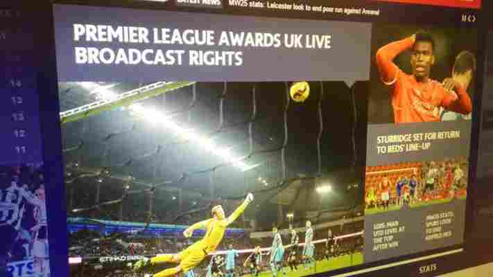 Premier League rights - Sky costs more than double per game