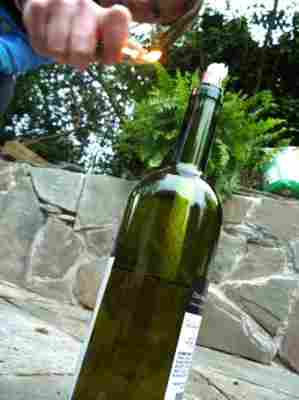 How To Make A Wine Bottle Tiki Torch for Under $4.00