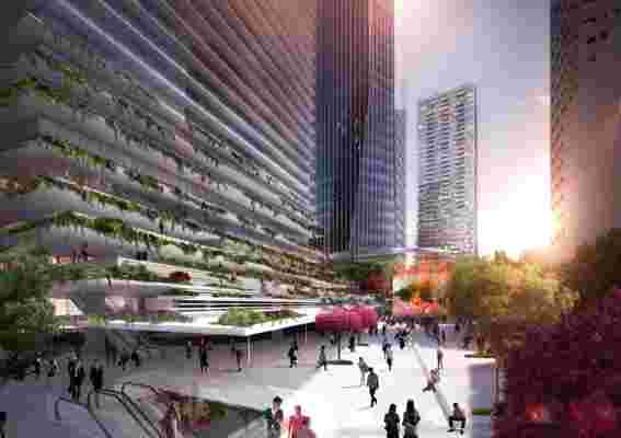 Ingenhoven Architects Plans to Build Eco-Friendly Towers in Tokyo